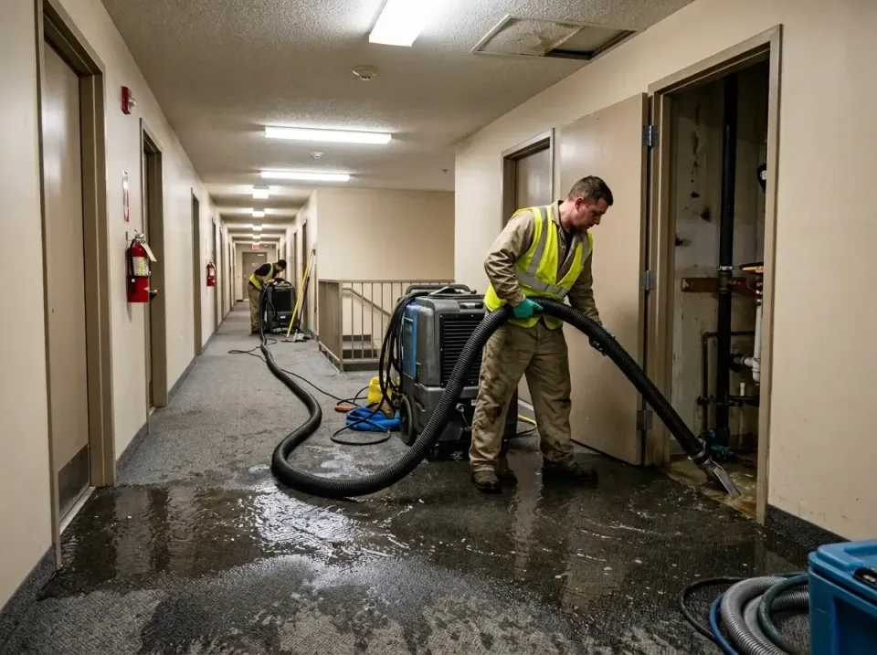 multi-unit-apartment-hallway-f-005 — frequently asked questions, Emergency Burst Pipe Water Extraction & Removal in Orangebu…